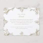 Carte de boîtier Baroque Information & Détails (Devant)