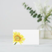 Carte de boîtier blanc Mariage de tournesol d'aqua (Debout devant)