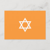 Carte de boîtier bleu Mitzvah Star (Devant)