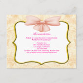 Carte de boîtier Bow Rose (Devant)