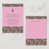 Carte de boîtier Cherry Blossoms (Devant / Derrière)