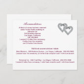 Carte de boîtier couleur rose personnalisée (Devant / Derrière)