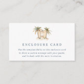 Carte de boîtier de Baby shower de Surf côtier mod (Devant)