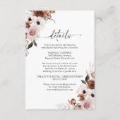 Carte de boîtier de cérémonie Mariage de soie Flor (Devant)