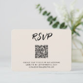 Carte de boîtier de code QR RSVP RSVP Heaven (Debout devant)