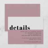 Carte de boîtier de collection en mauve légère Gra (Devant / Derrière)