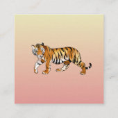 Carte de boîtier de conception de tigre (Dos)