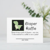 Carte de boîtier de couches de couches de dinosaur (Debout devant)