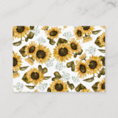 Carte de boîtier de demande de carnet d'abeilles r (Dos)