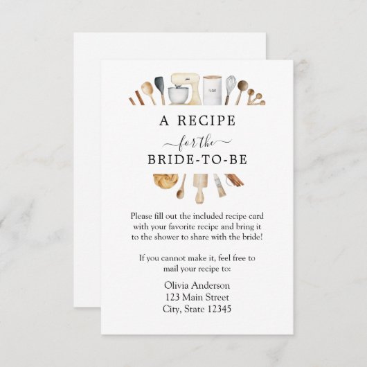 Carte de boîtier de demande de Fête des mariées de (Devant / Derrière)