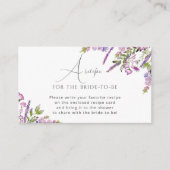 Carte de boîtier de demande de Fête des mariées fl (Devant)