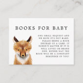 Carte de boîtier de demande de livre de bois (Devant)