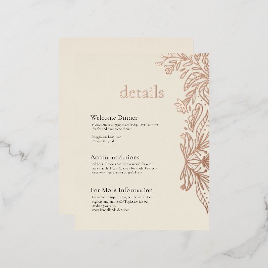 Carte de boîtier de détail de fermeture Whimsical (Recto/Verso)