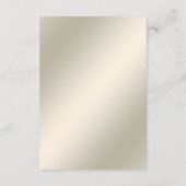 Carte de boîtier de détail Floral Ornate Or (Dos)