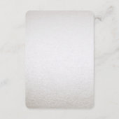 Carte de boîtier de détail Silver Gold Floral (Dos)