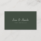Carte de boîtier de détail simple Script Mariage i (Devant)