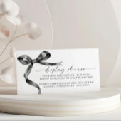 Carte de boîtier de douche à arc noir