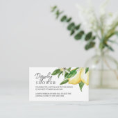 Carte de boîtier de douche à ciel ouvert citron ve (Debout devant)