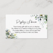 Carte de boîtier de douche à écran vert (Devant)