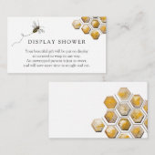 Carte de boîtier de douche d'affichage d'abeille (Devant / Derrière)