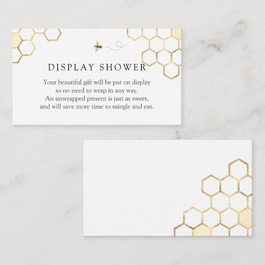 Carte de boîtier de douche d'affichage d'abeille d (Devant / Derrière)