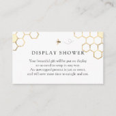 Carte de boîtier de douche d'affichage d'abeille d (Devant)