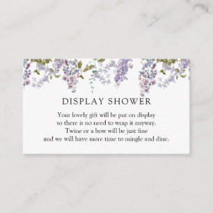 Carte de boîtier de douche Lilac et Lavender