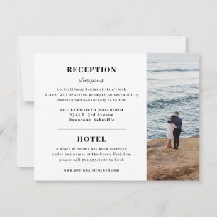 Carte de boîtier de Faire-part de mariage d'atmosp