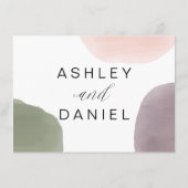 Carte de boîtier de Faire-part de mariage Détails (Dos)