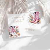 Carte de boîtier de Fête des mariées Coastal Rose