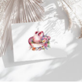 Carte de boîtier de Fête des mariées Coastal Rose