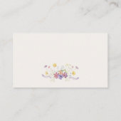 Carte de boîtier de Fête des mariées Fleur sauvage (Dos)