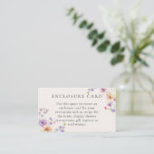 Carte de boîtier de Fête des mariées Fleur sauvage (Debout devant)