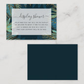 Carte de boîtier de Fête des mariées tropicale (Devant / Derrière)