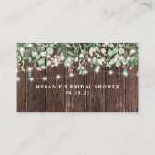 Carte de boîtier de la cabine de douche Rustique (Dos)