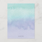 Carte de boîtier de lavage couleur bleu et violet (Dos)