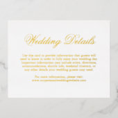 Carte de boîtier de mariage classique élégant (Recto)