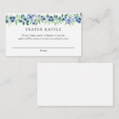 Carte de boîtier de papier de calfeutre Blueberrie (Devant / Derrière)