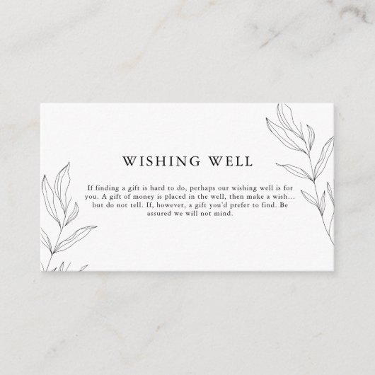 Carte de boîtier de puits d'ameublement pour feuil (Devant)