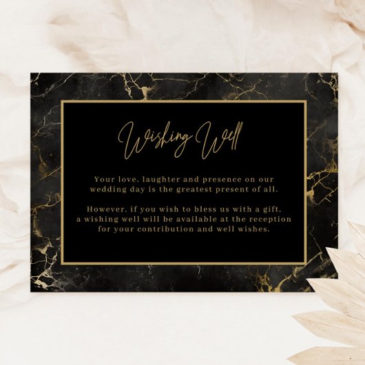 Carte de boîtier de puits d'armature en or noir