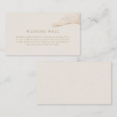 Carte de boîtier de puits de souhaits simple feuil (Devant / Derrière)