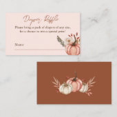 Carte de boîtier de rabat Citrouille d'automne (Devant / Derrière)