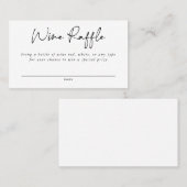 Carte de boîtier de raffe à vin (Devant / Derrière)