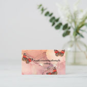 Carte de boîtier de réception avec papillons (Debout devant)