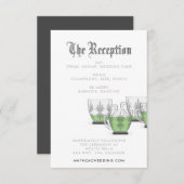 Carte de boîtier de réception Crystal Punch Bowl (Devant / Derrière)