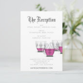 Carte de boîtier de réception Crystal Punch Bowl (Debout devant)