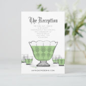 Carte de boîtier de réception Crystal Punch Bowl (Debout devant)