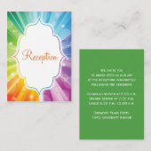 Carte de boîtier de réception de Sunburst striée a (Devant / Derrière)