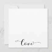 Carte de boîtier de script élégant pour informatio (Dos)