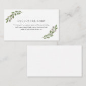 Carte de boîtier de succursale de verdure et de la (Devant / Derrière)